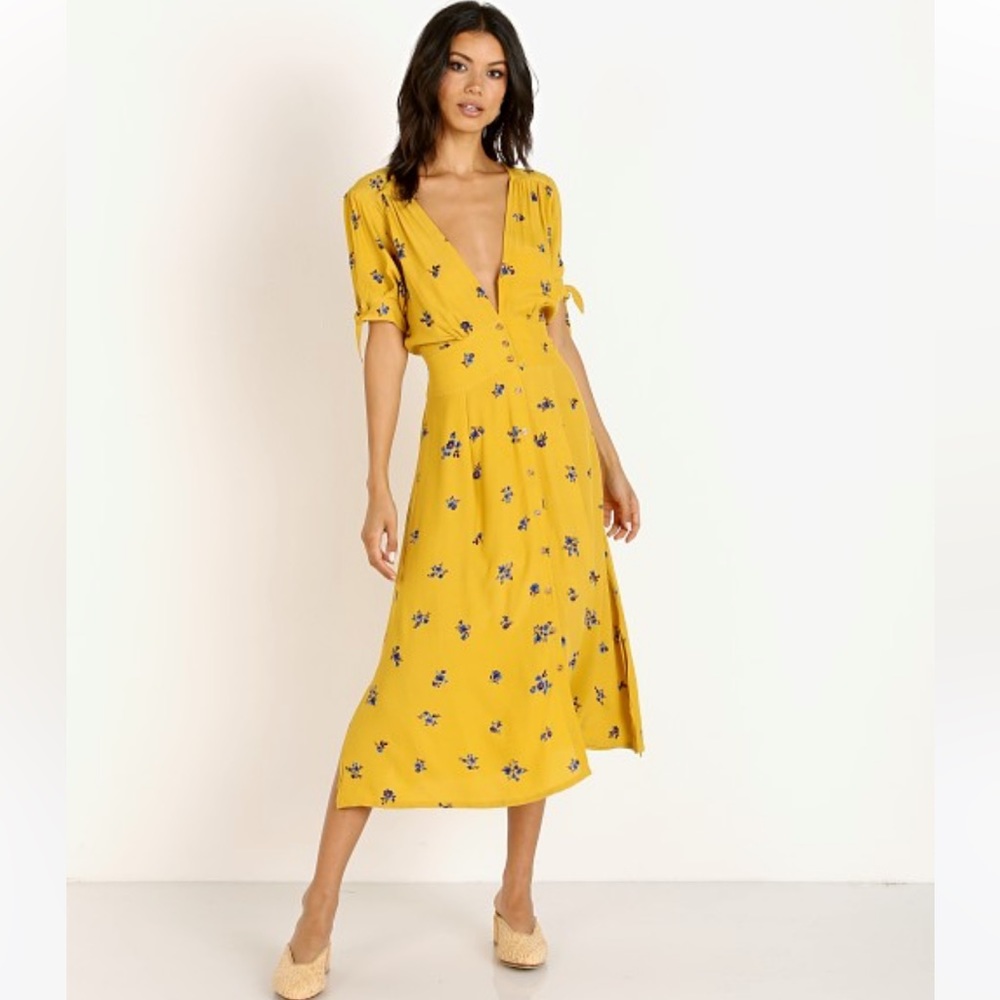 Faithfull the brand Billie Midi dress, NWT